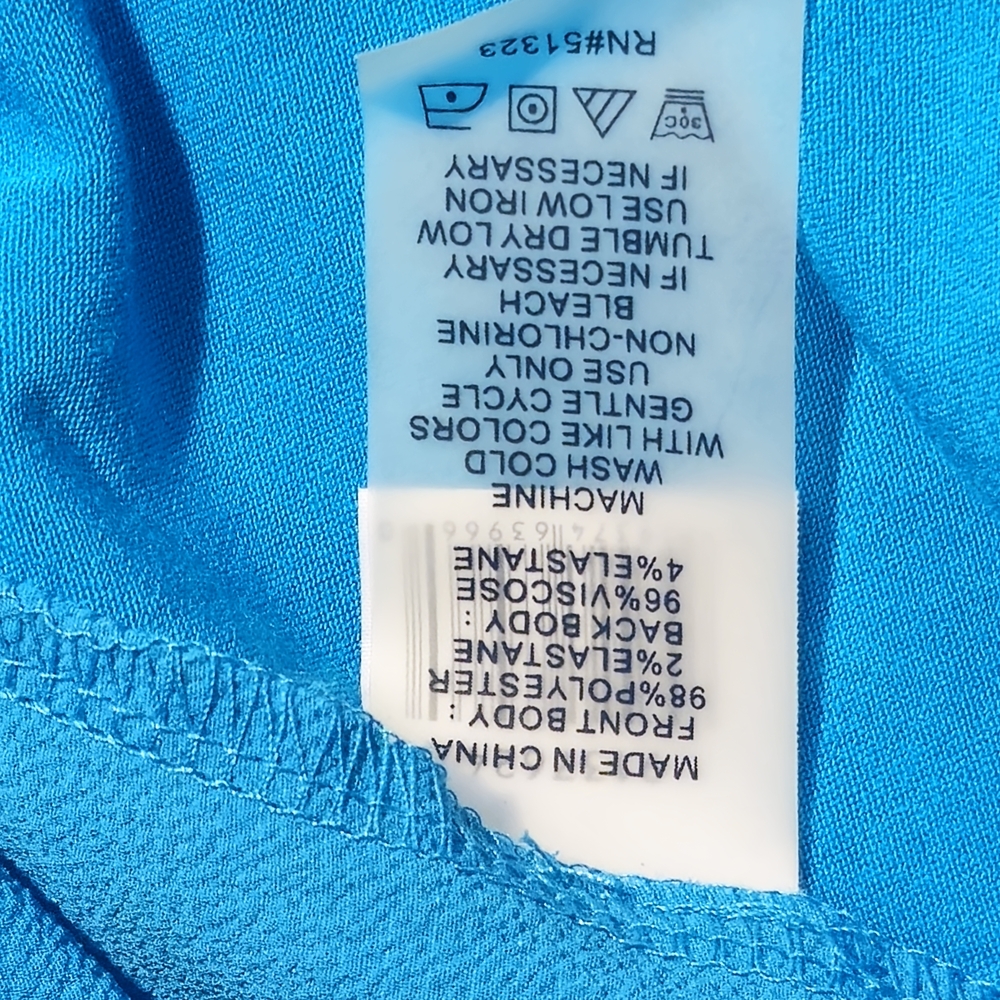 Vince Camuto Turquoise Sleeveless V-Neck Top image 7